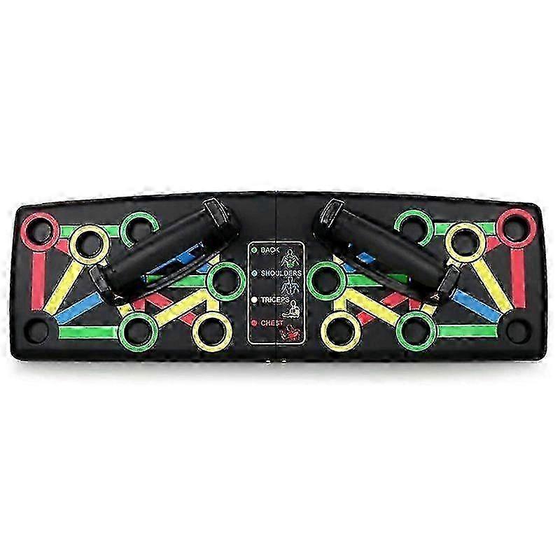 14 in 1 Push Up Board Foldable Multifunctional Fitness Board with Push-up Handles for Portable Home Fitness