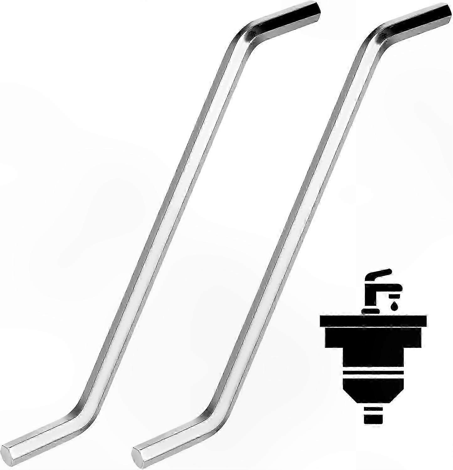 2-Pack Garbage Disposal Wrench Tool, Allen Key for Sink Drain Maintenance and Repair