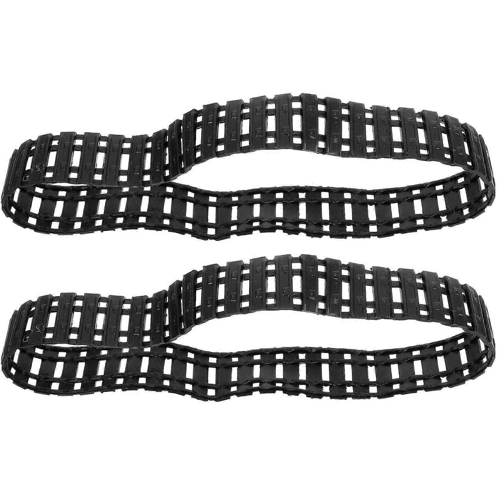 2pcs DIY Tank Tracks Replacement Tracks Remote Control Tank Model Robot Tracks