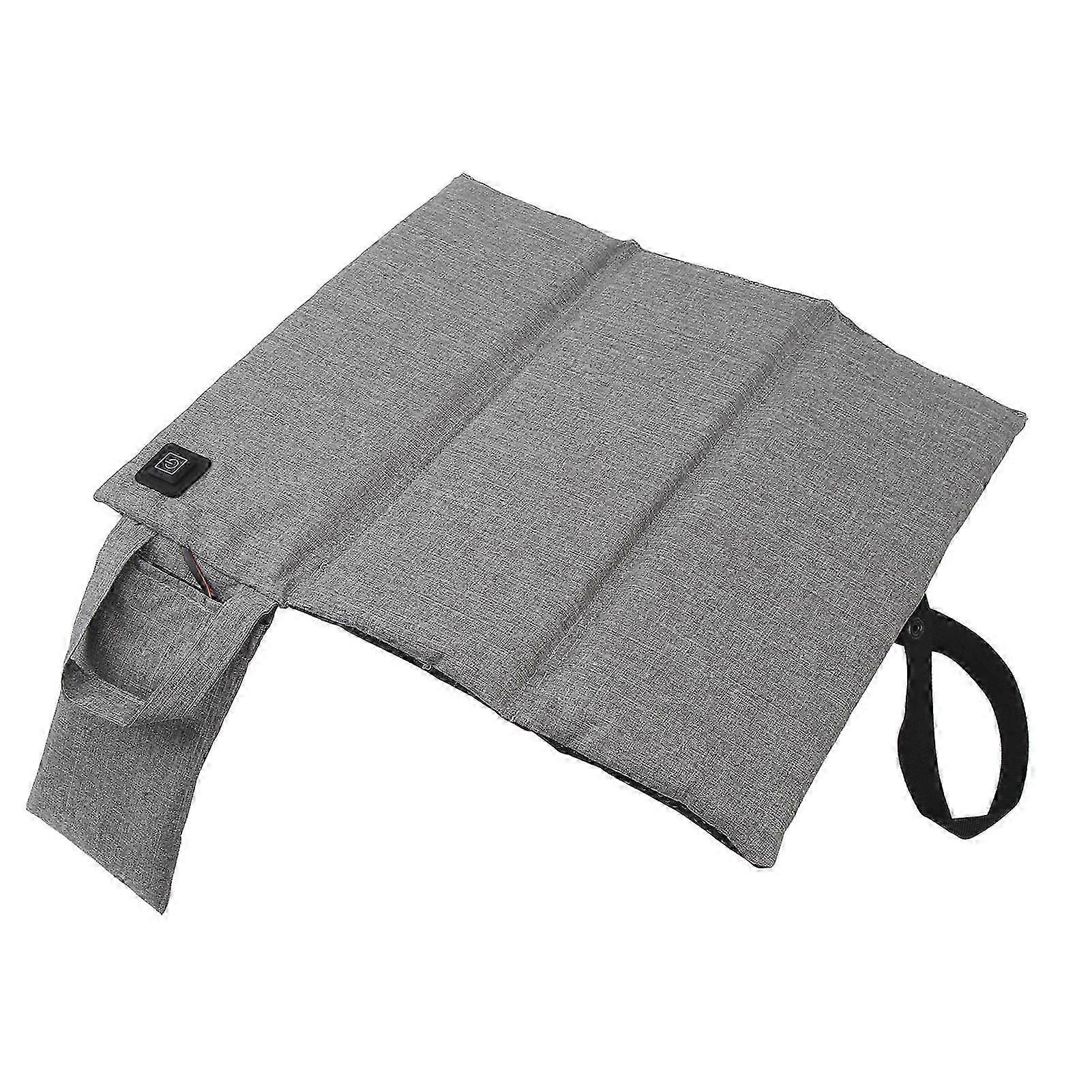Foldable Heated Seat Cushion USB Adjustable Temperature Camping Pad