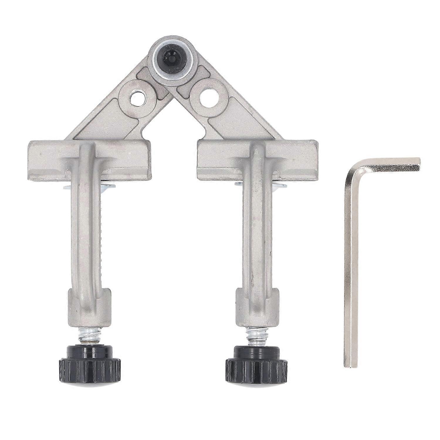 Double Handle Pipe Clamp Aluminium Die Casting 10-180° Quick Release Right Angle Corner Clamp for Wo