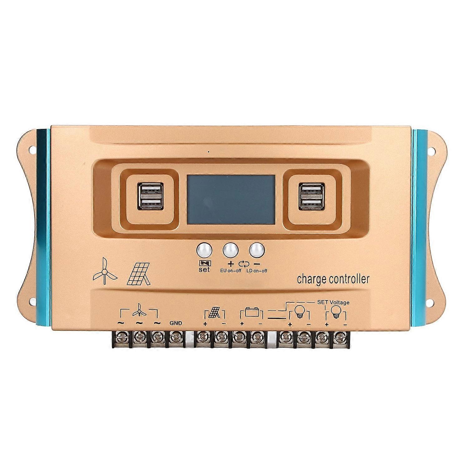 Solar Charge Controller MPPT Överladdningsskydd Solladdningsregulator för RV 12V 24V 36V 48V 60V