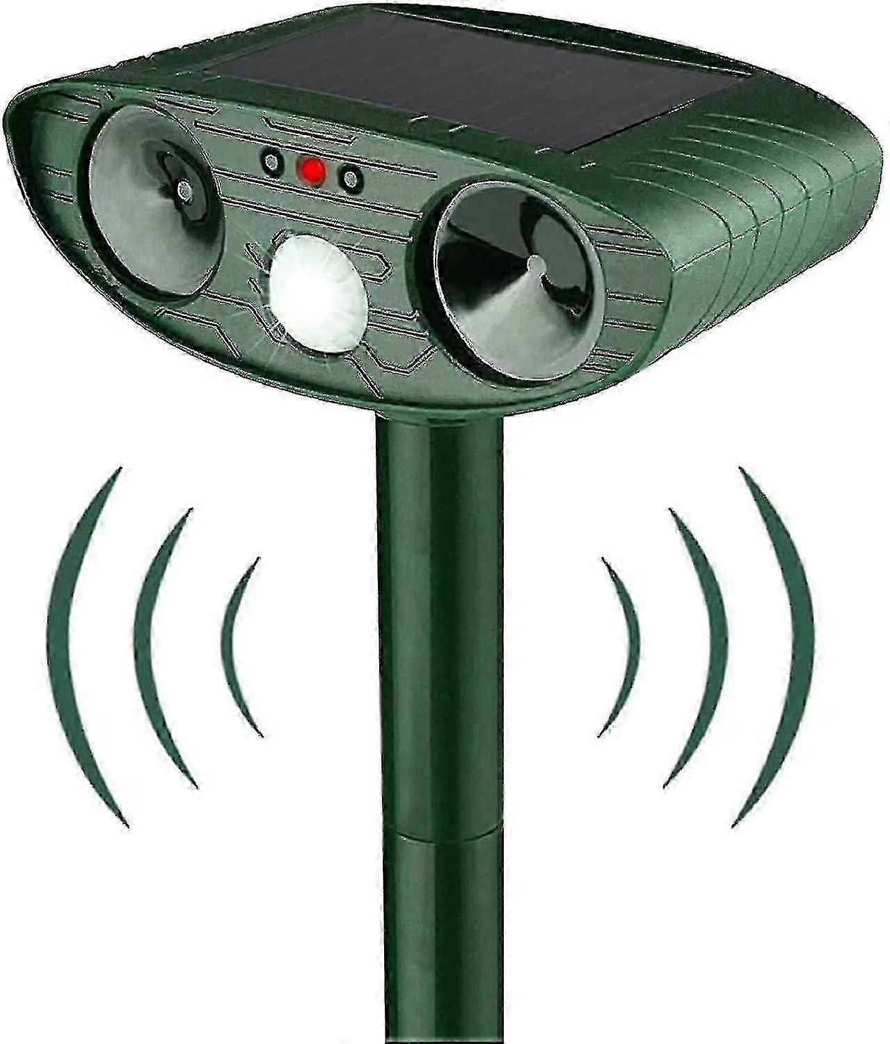 Ultrasonic Cat Repeller, Solar Powered Cat Repeller, Ultrasonic Rodent Repellent With Motion Sensor, Waterproof Outdoor Cat Repeller For Ant SZRH A-G