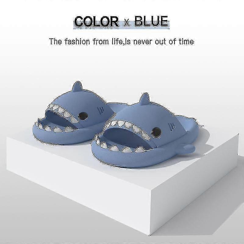Shark Tofflor Halkfria Duschtofflor Mjuka Sommarsandaler För Flickor Och Pojkar