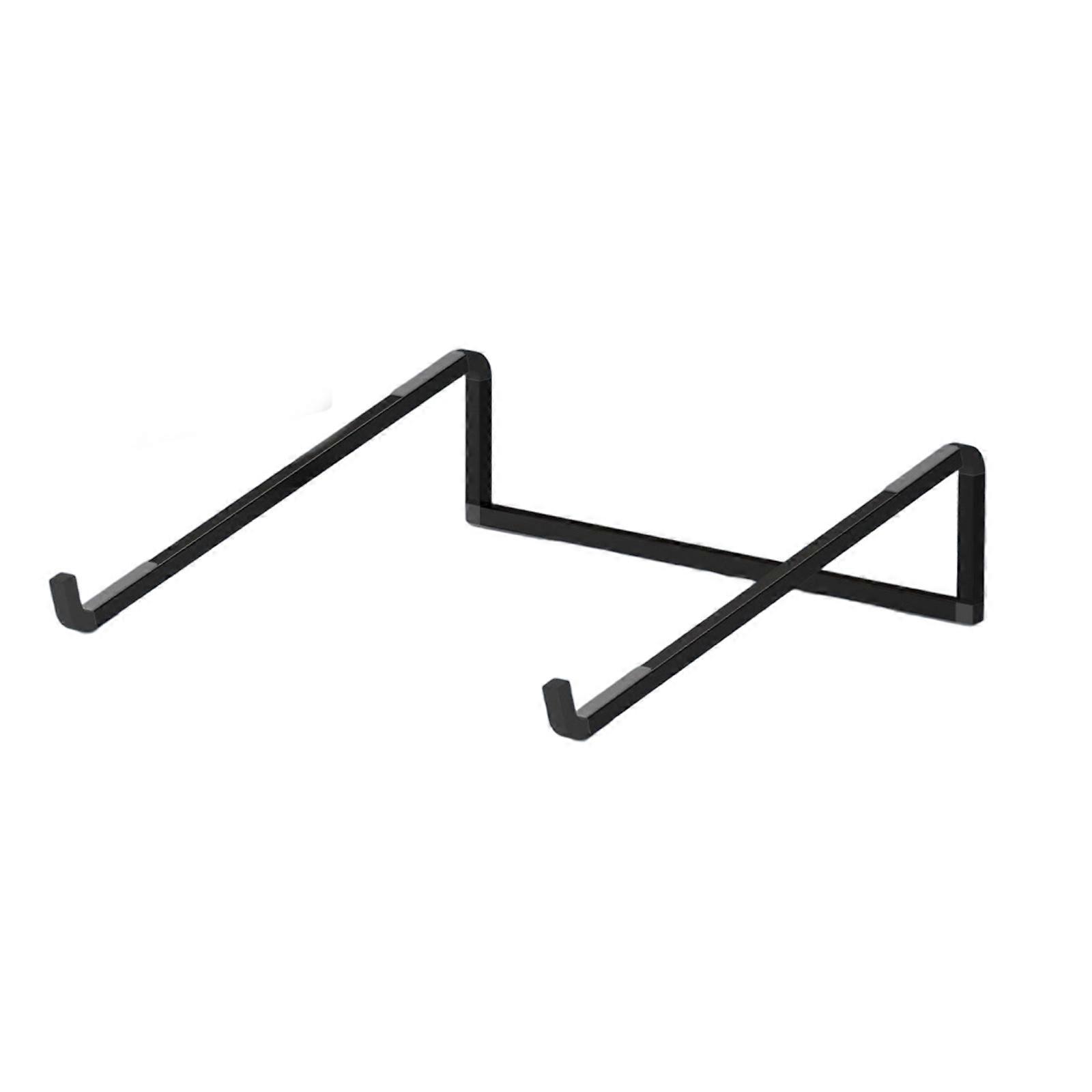 Lightweight Computer Stand Heat Dissipation Foldable Design for Most Tablets Laptops Support Holder  Black