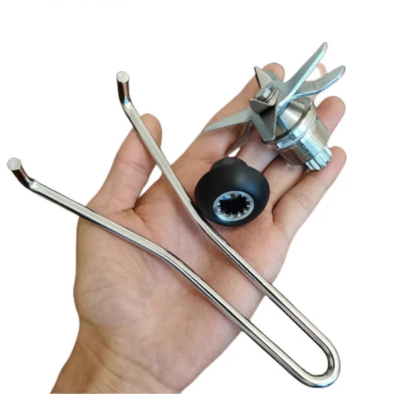 Stainless Steel Blender Mixer Knife Set with Universal Replacement Cup Blade Parts 1 Set