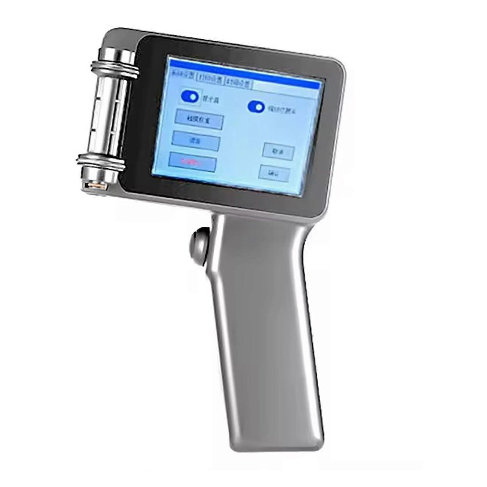 Adjustment Print Height Inkjet Printer Machine Prints Unlimits Content Special Fonts Batches Number On Multiple Surfaces  Silver