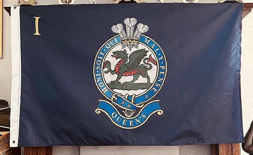 Fahne des 1. Queens Regiments