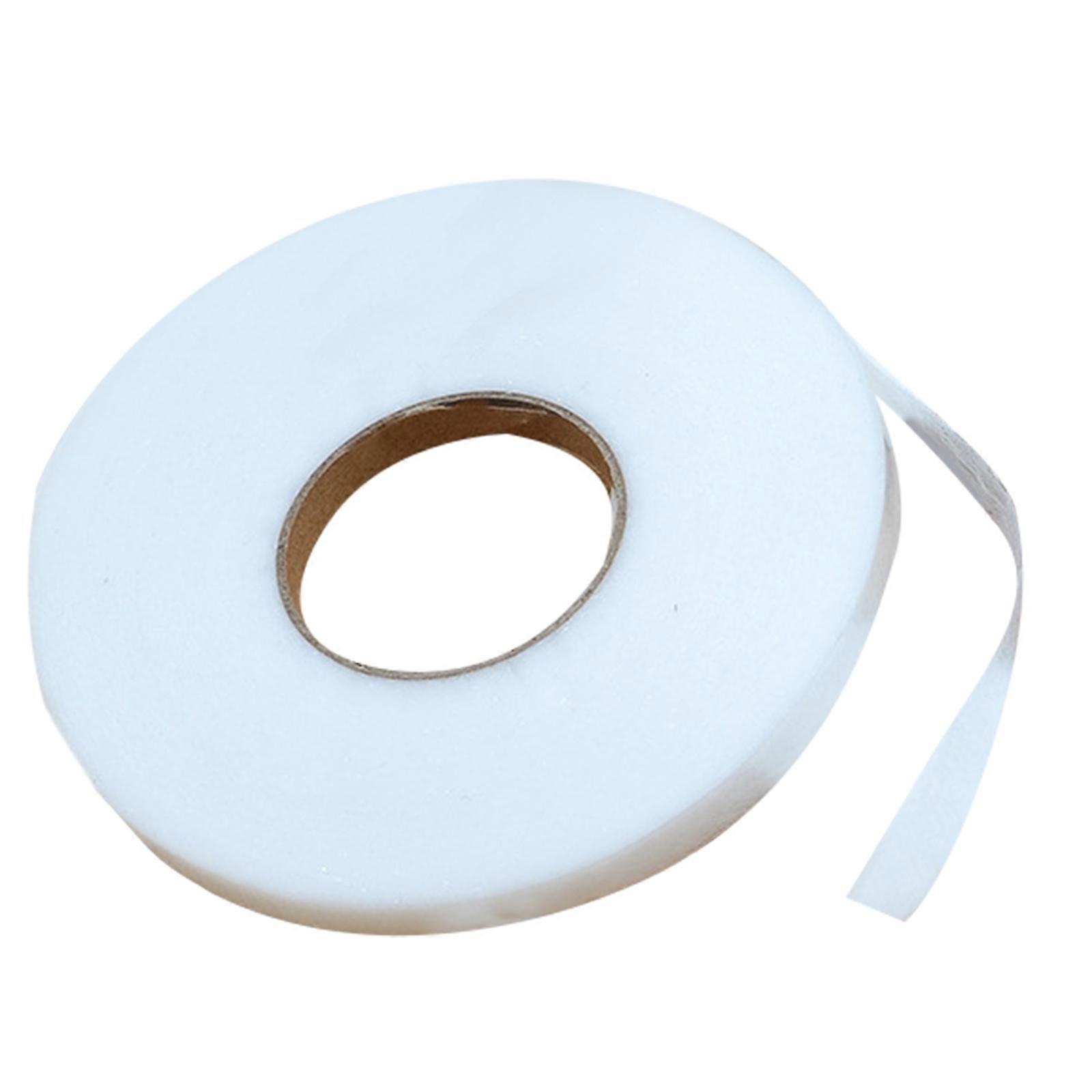 Hem Tape Width 1/1.5/2.0/2.5/3.0cm Hem Tape Easy to Cut Double Sided Ironing Tape for Splicing Fabrics Trousers Curtains  White 3.0CM