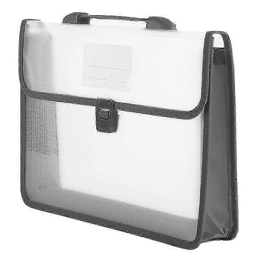 Thoughtful Design Expanding File Organizer, Customizable Tabs for Letter Size Documents, Clear Cover with Durable Plastic Outer Shell, Thickness