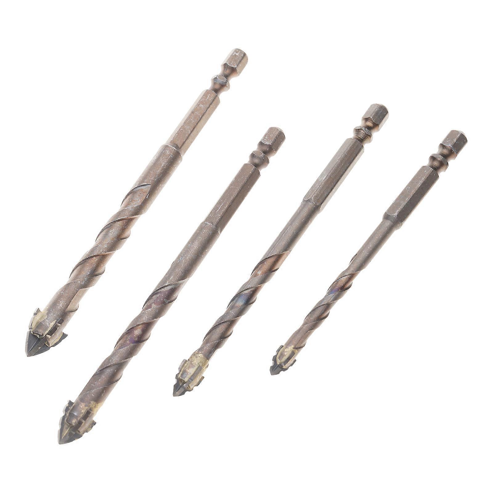 6/8/10/12mm Eccentric Twist Drill Bit Obliqued Head Eccentric Drill Bit Concrete Drill Bit Industrial Drill Bits Opener Multicolor