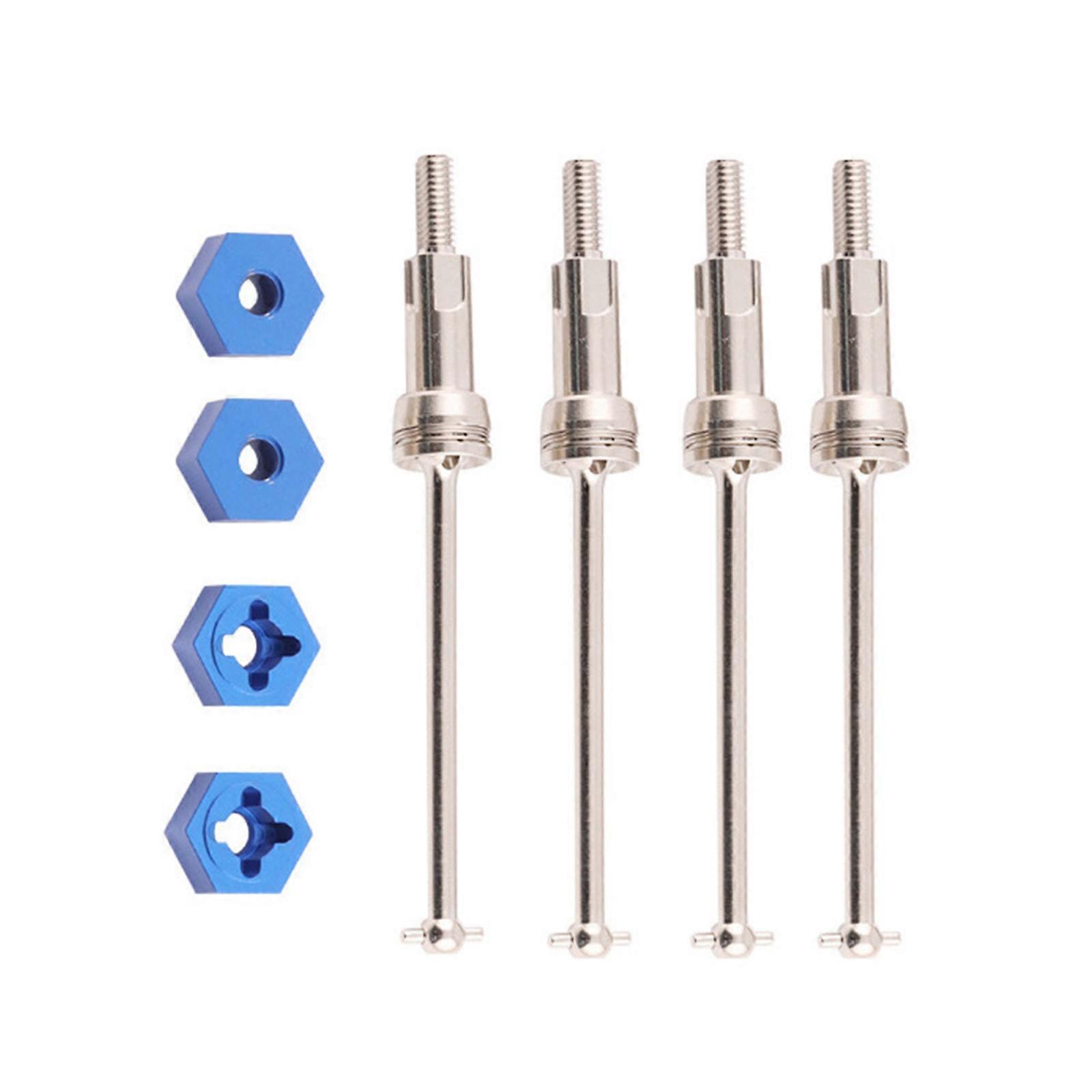 Differential Driveshaft Pack with Hexes for  1/18 Typhon  Easy Installation Remote Control Differential Part  Silver