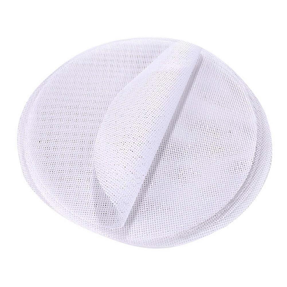 10pcs Round Shape Steamer Pad Mat Silicone Non-stick Reusable Household for Steamed Bun Dim Sum (Diameter 20cm)