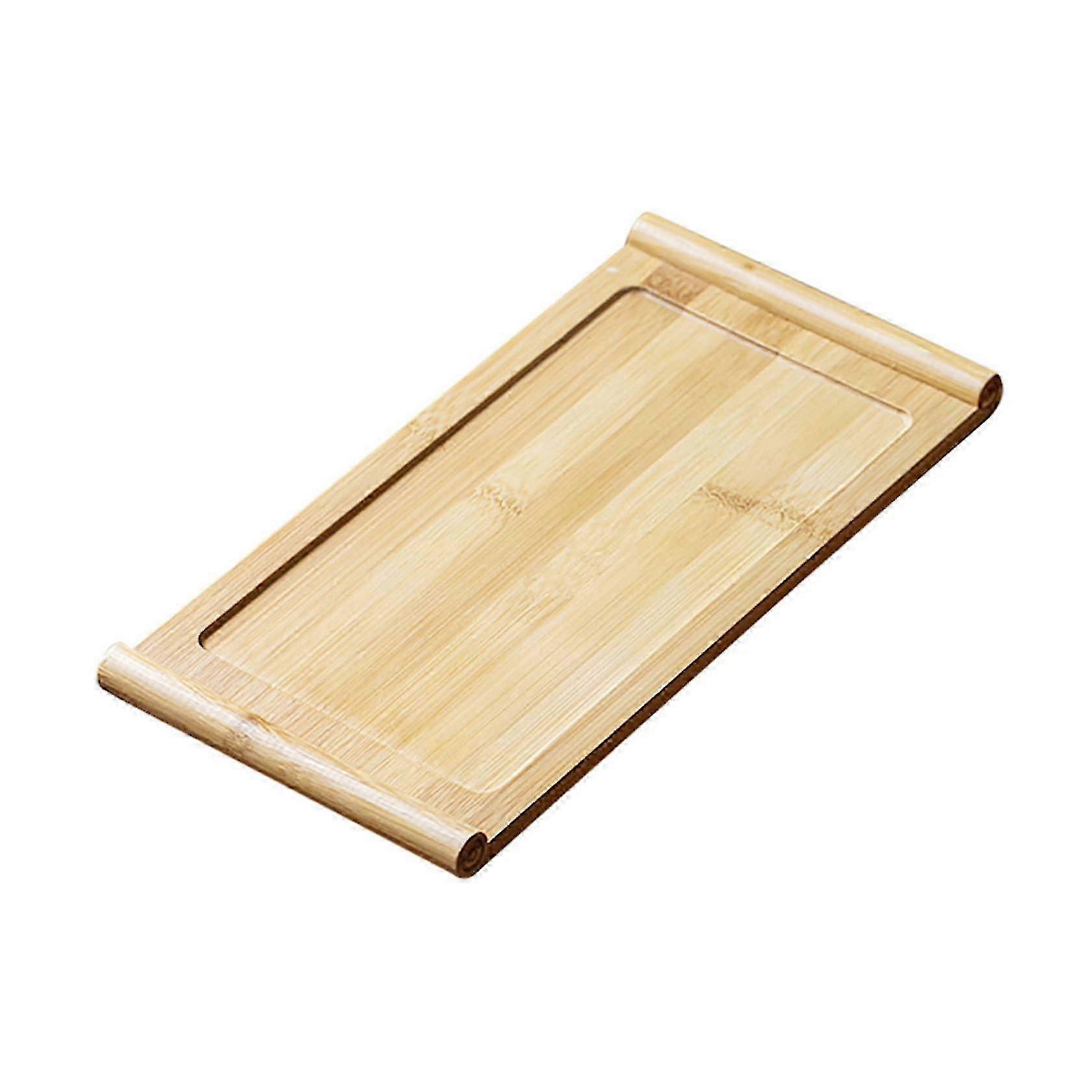 w Multi-Use Bamboo Serving Platter | Tray for Condiments, Desserts & Jewelry
