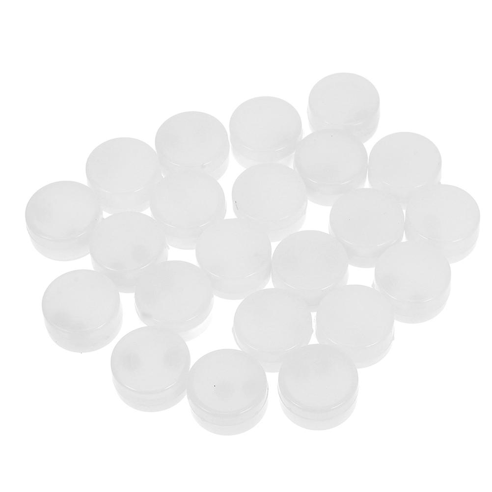 40 Pcs Rattle Insert Noise Maker Accessory for Toys Using White Abs Material
