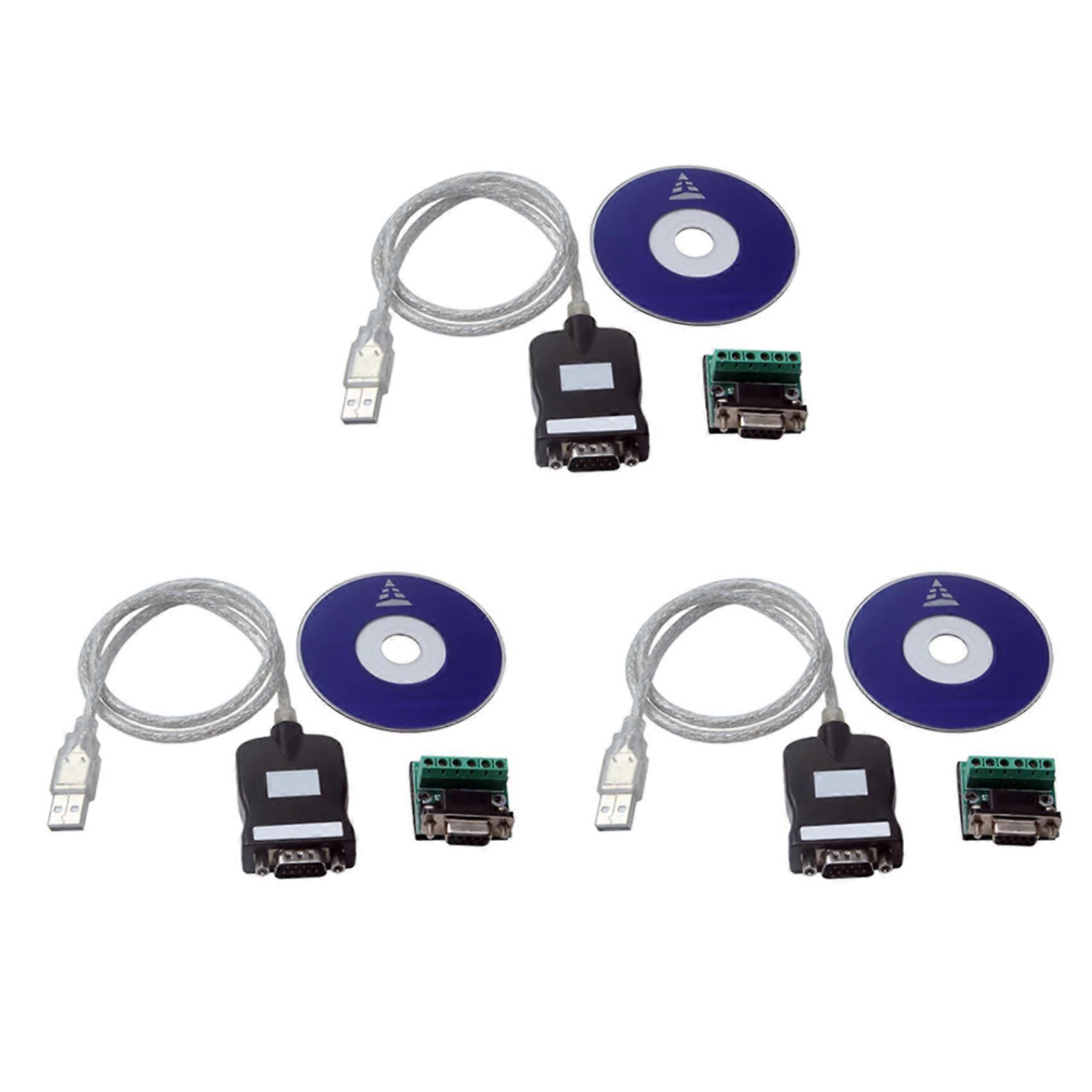 3X USB 2.0 to RS485 RS-485 RS422 RS-422 DB9 COM Serial Port Device Converter Adapter Cable, Prolific PL2303