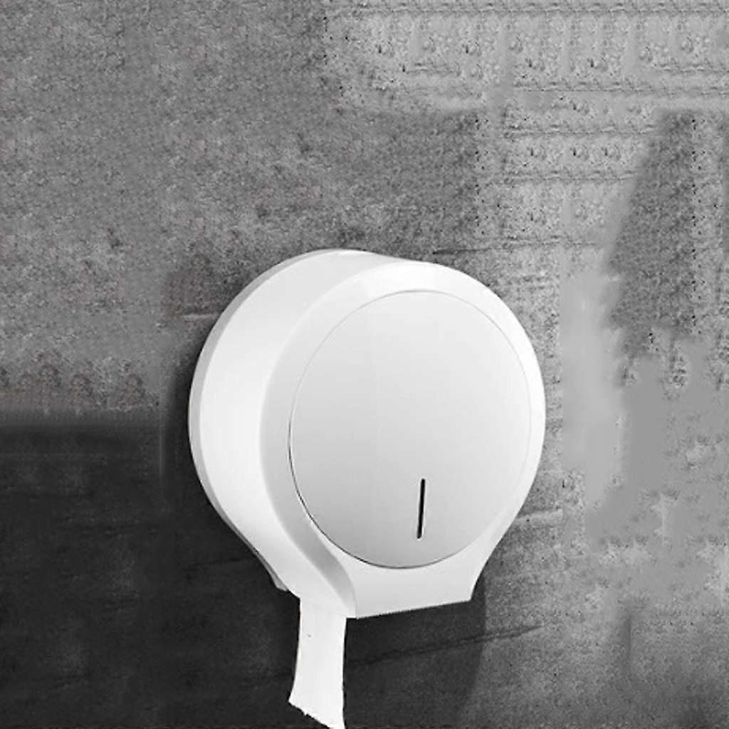 Wall Mounted Toilet Paper Holder with Shelf, Durable Stylish Dispenser for Public Restrooms