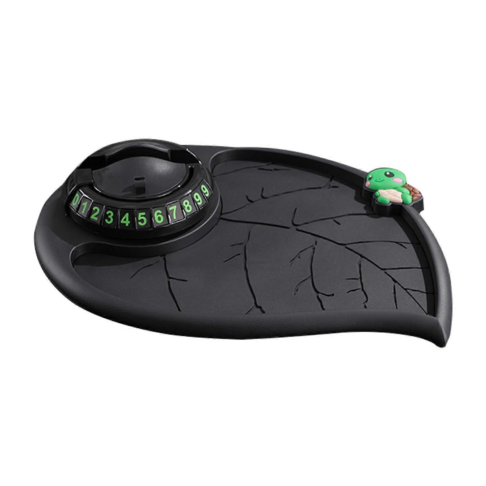 3 in 1 Car Phone Holder with Visible Number Plate, 360° Rotating AntiSlip Dashboard Mount