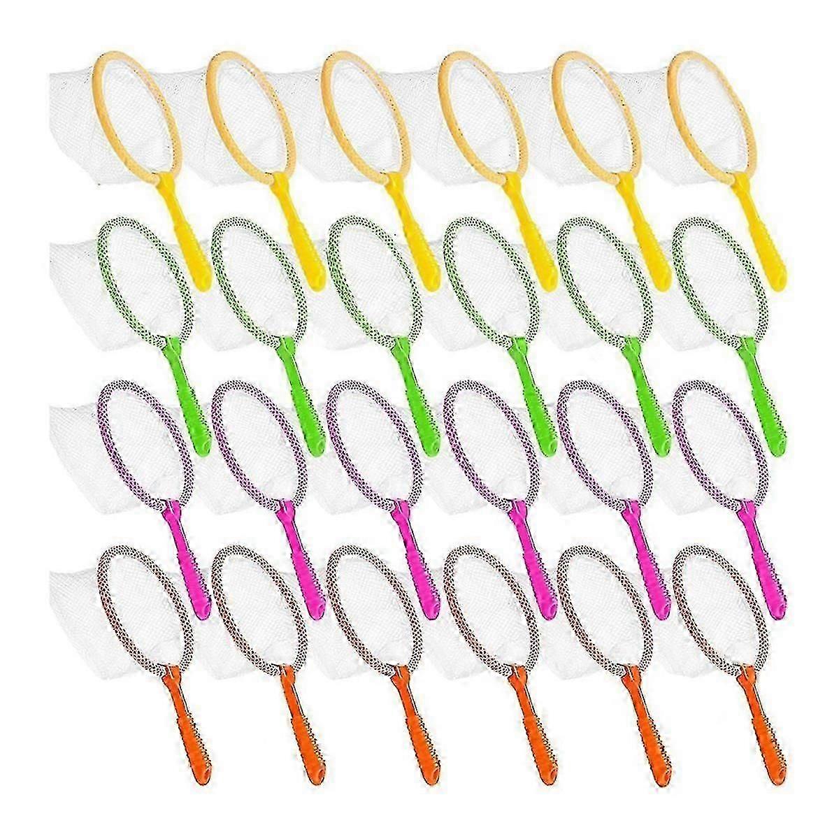 24 Pcs Butterfly Bug Net for Kids Insect Collecting Net Bug Catcher Fishing Net Science Nature Exploration Tools-Good