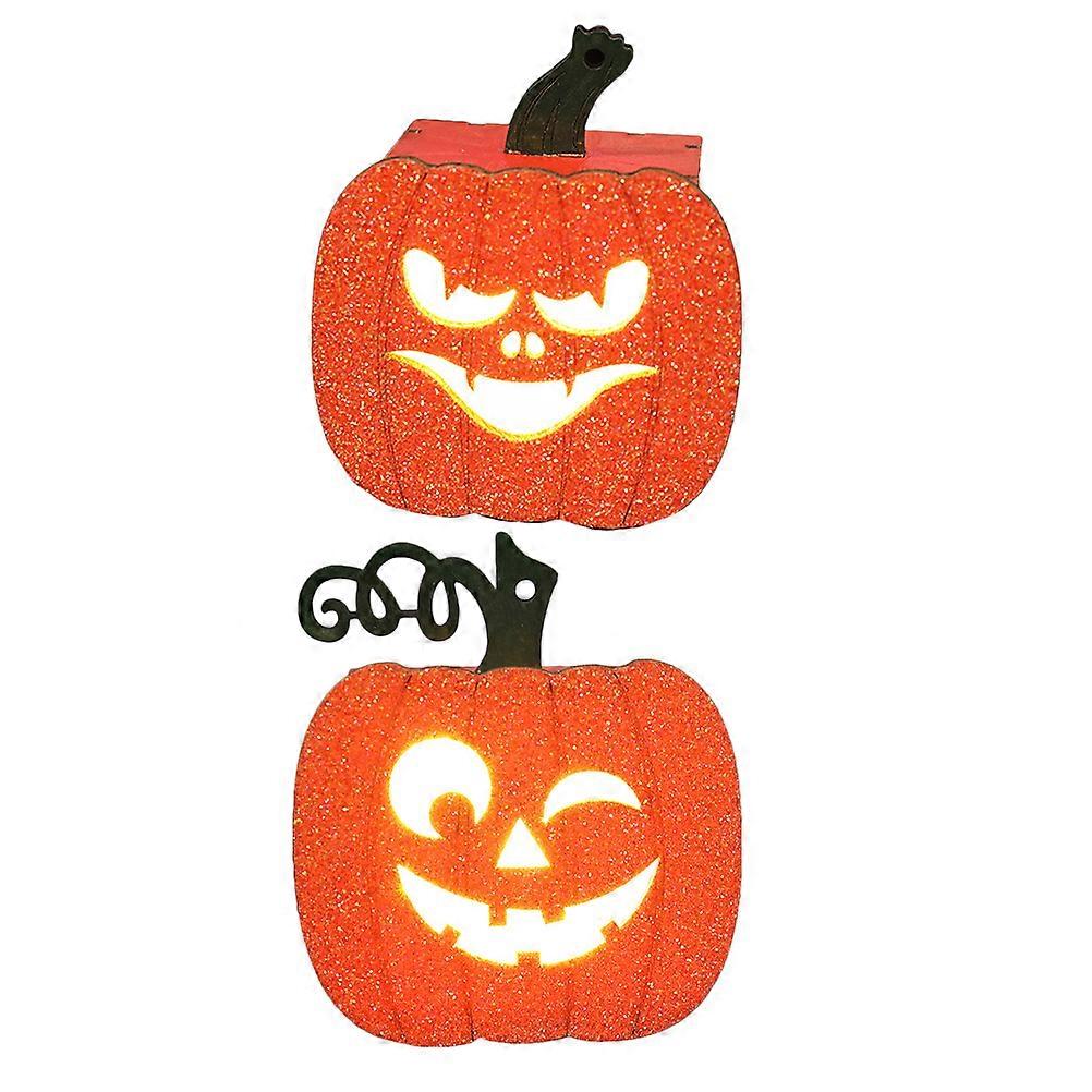 Halloween Pumpkin Light for Room Decoration Orange 8Pcs Lantern