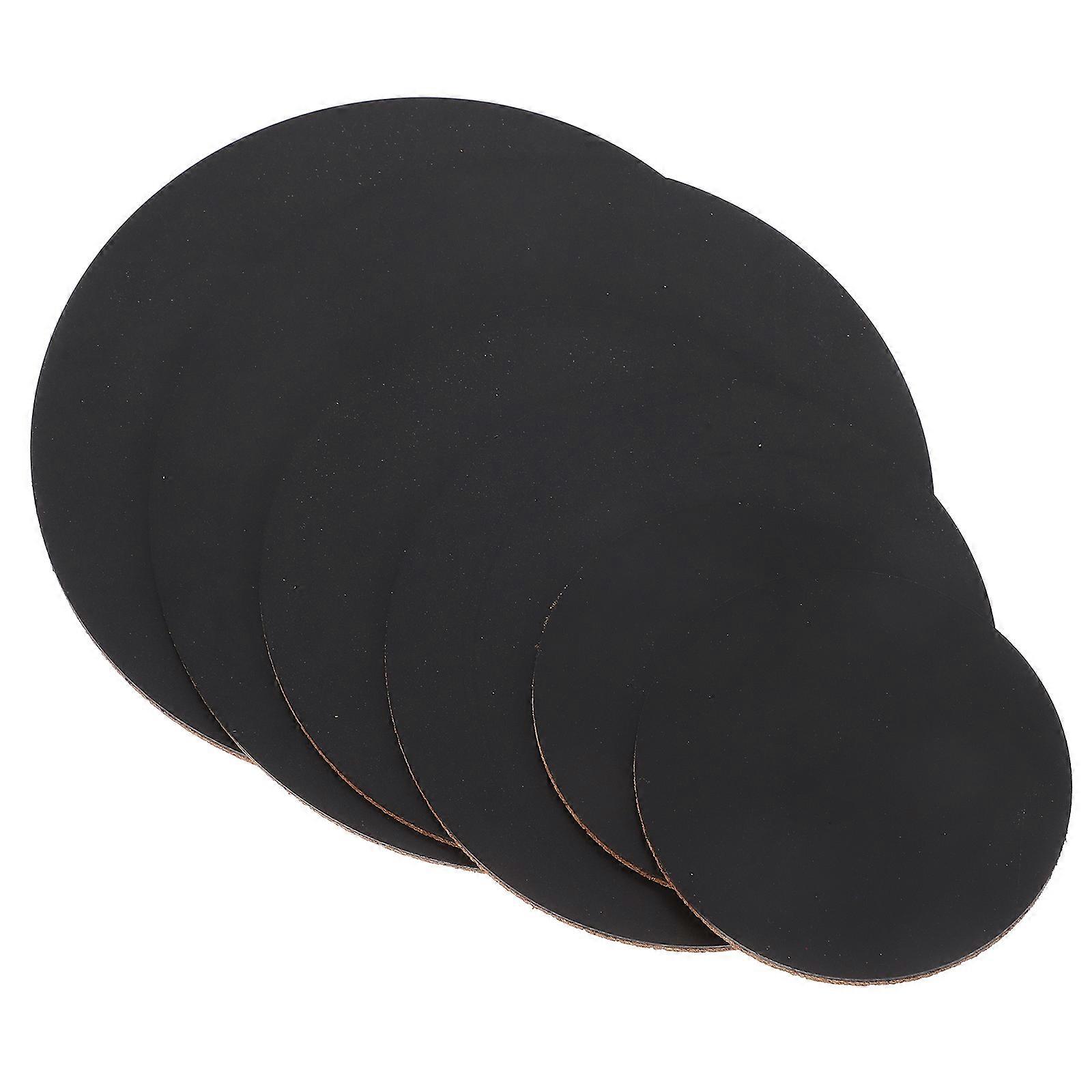 Soft Cork Mat Plant Coasters for Protecting Surfaces 6Pcs Khaki Set