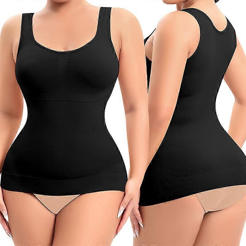 Women's Shapewear Camisoles With Built in Bra Tummy Control Compression Tank Top