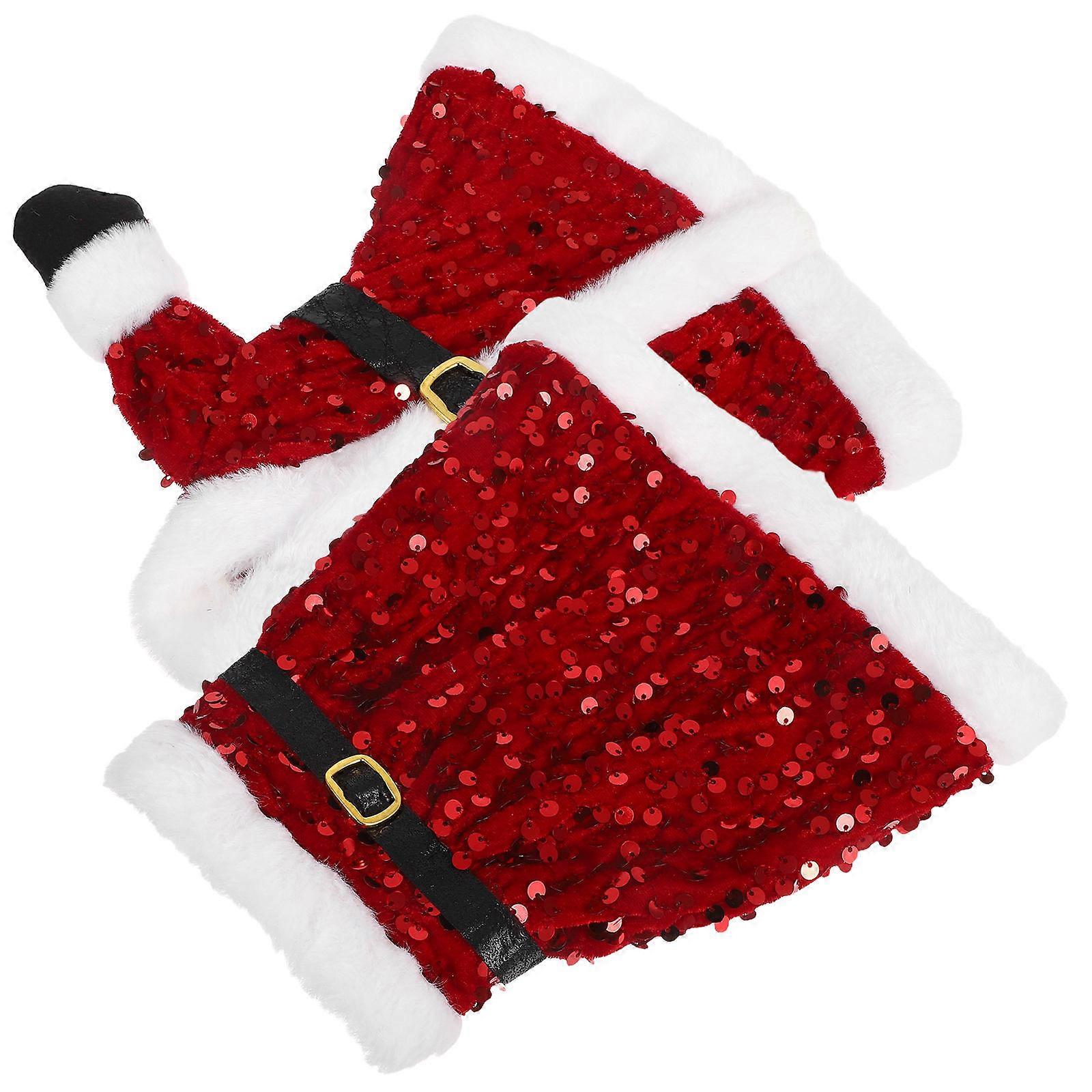 Christmas Covers Decoration for Party Sequin Plush Covers