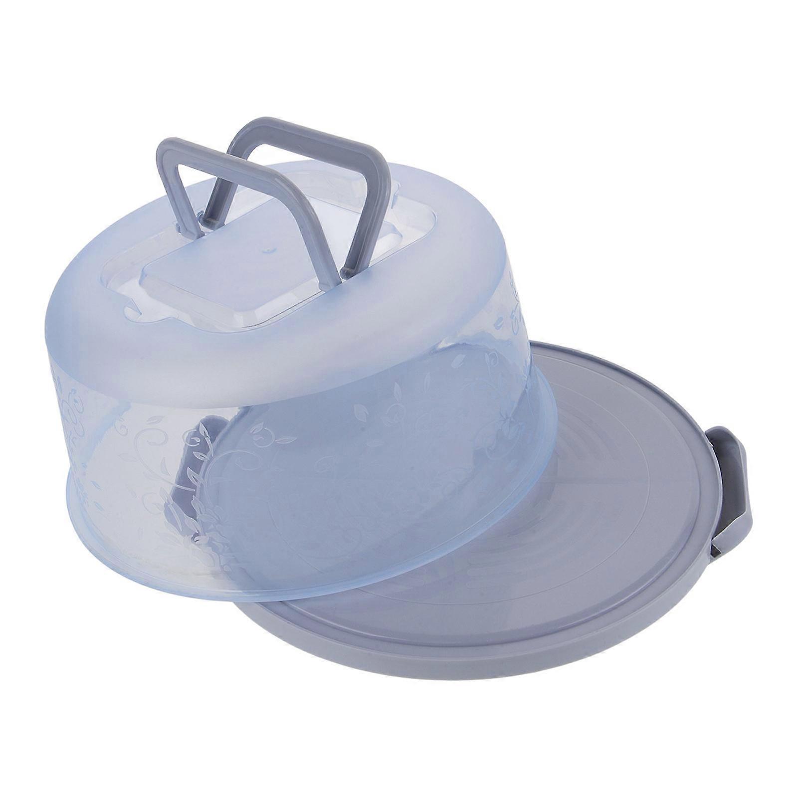 Cake Carrier Handheld Round Cake Box for Baking Storage Use