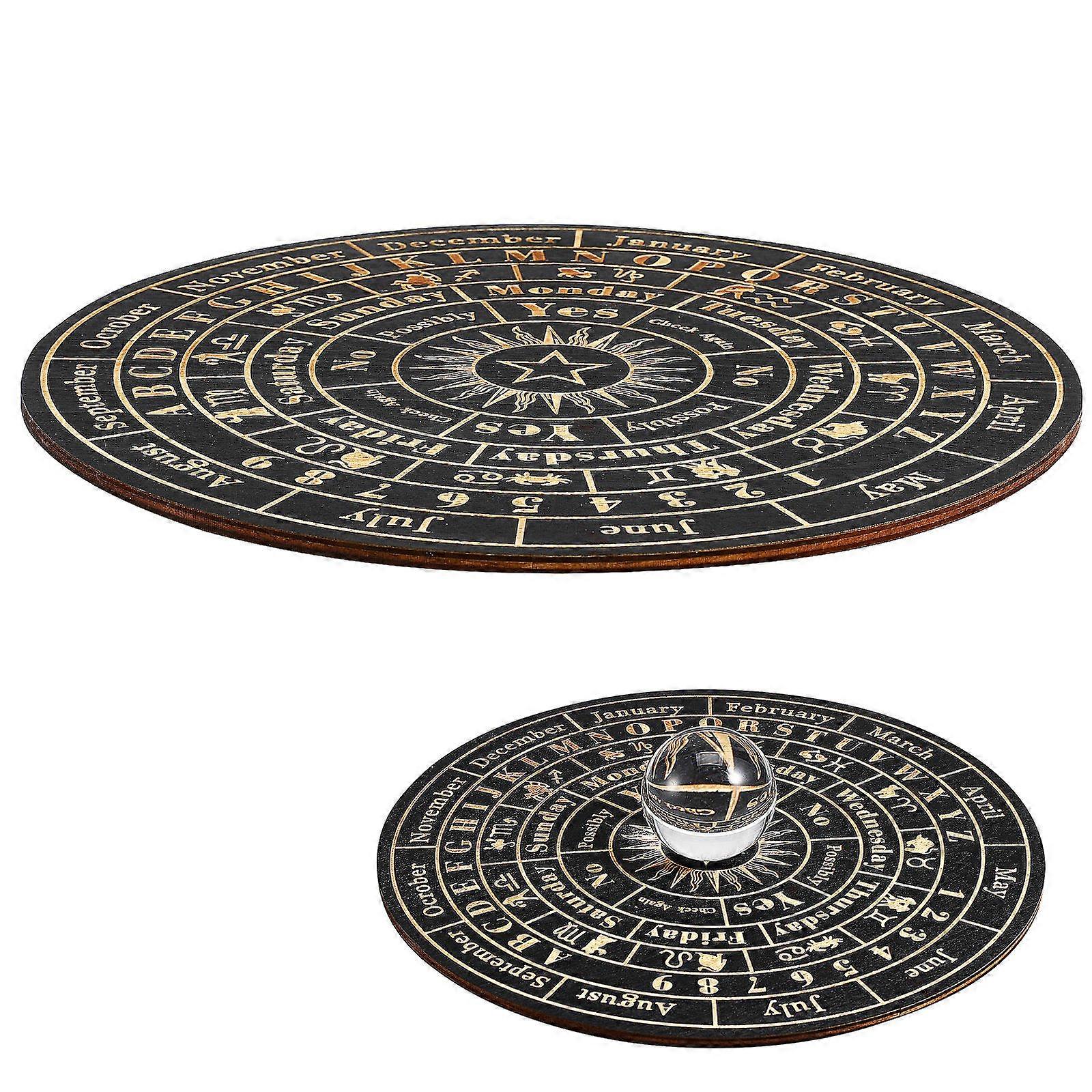 Pendulum Board Divination Constellation Decorative Wooden Message Board Home Decor