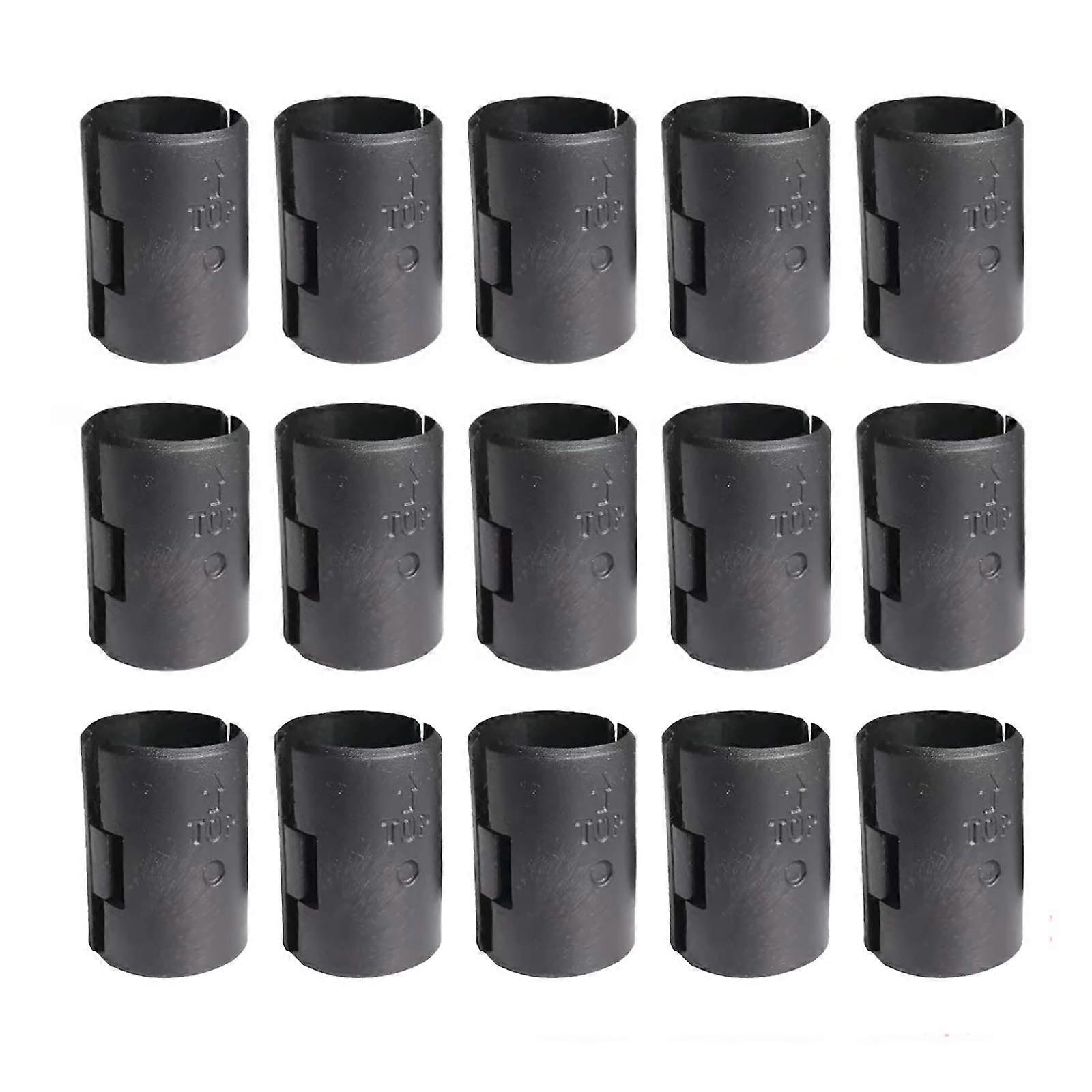Wire Shelf Clips 3/4 Inch, 52 Pcs Adjustable Shelf Lock Sleeves for Wire Shelving Replacement