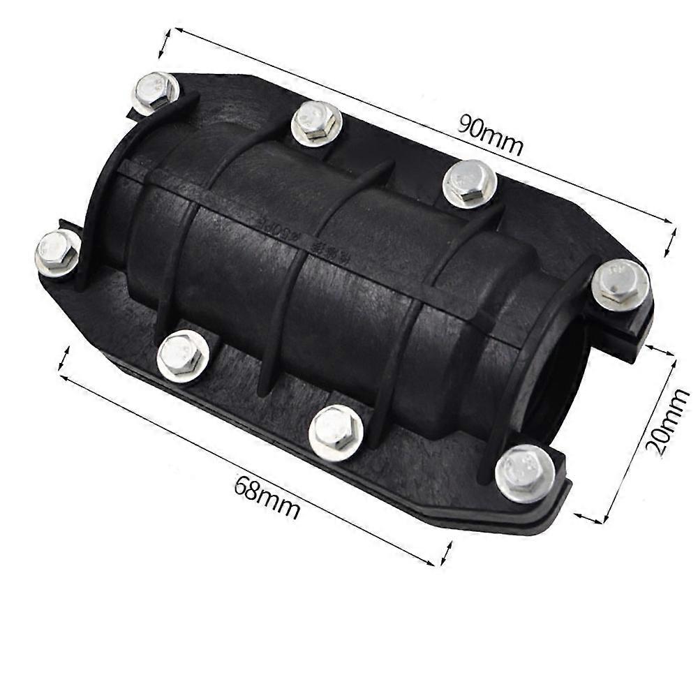 Collier de serrage professionnel Durable pour tuyau d'eau, Kit universel de r��paration de tuyaux de 3/4 pouces, pince de r��paration de fer d