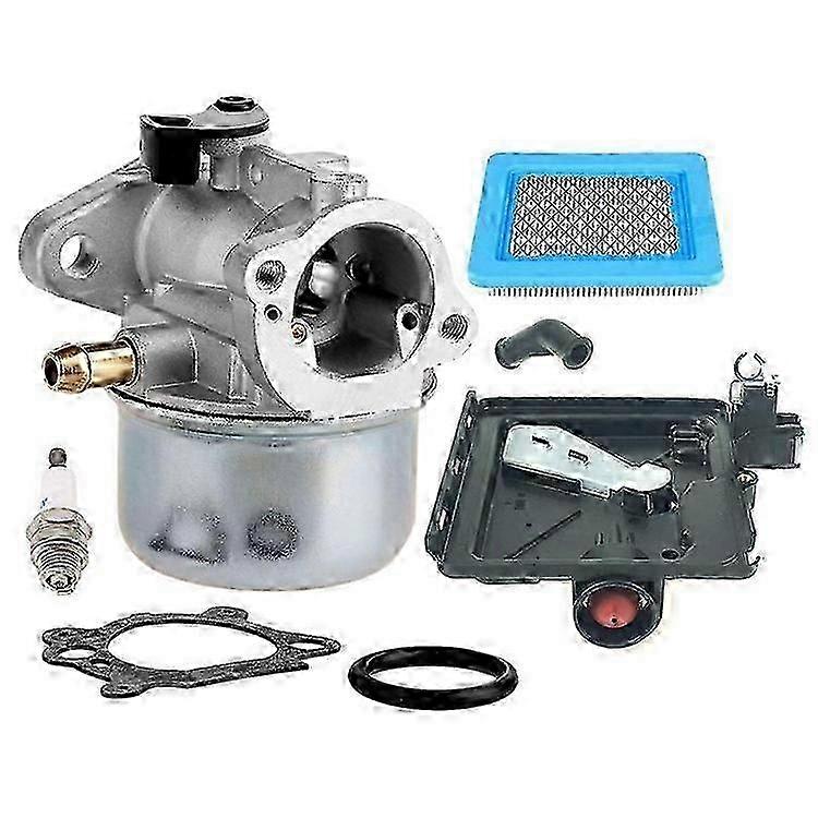 Carburetor and Air Filter Kit for Briggs & Stratton Lawn Mower Replacement