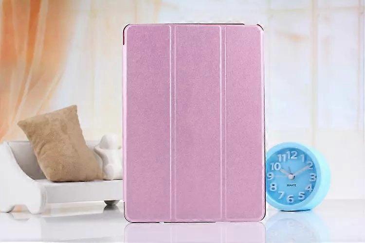 Stylish Case For Ipad 2021 10.2 Pink Silk Leather