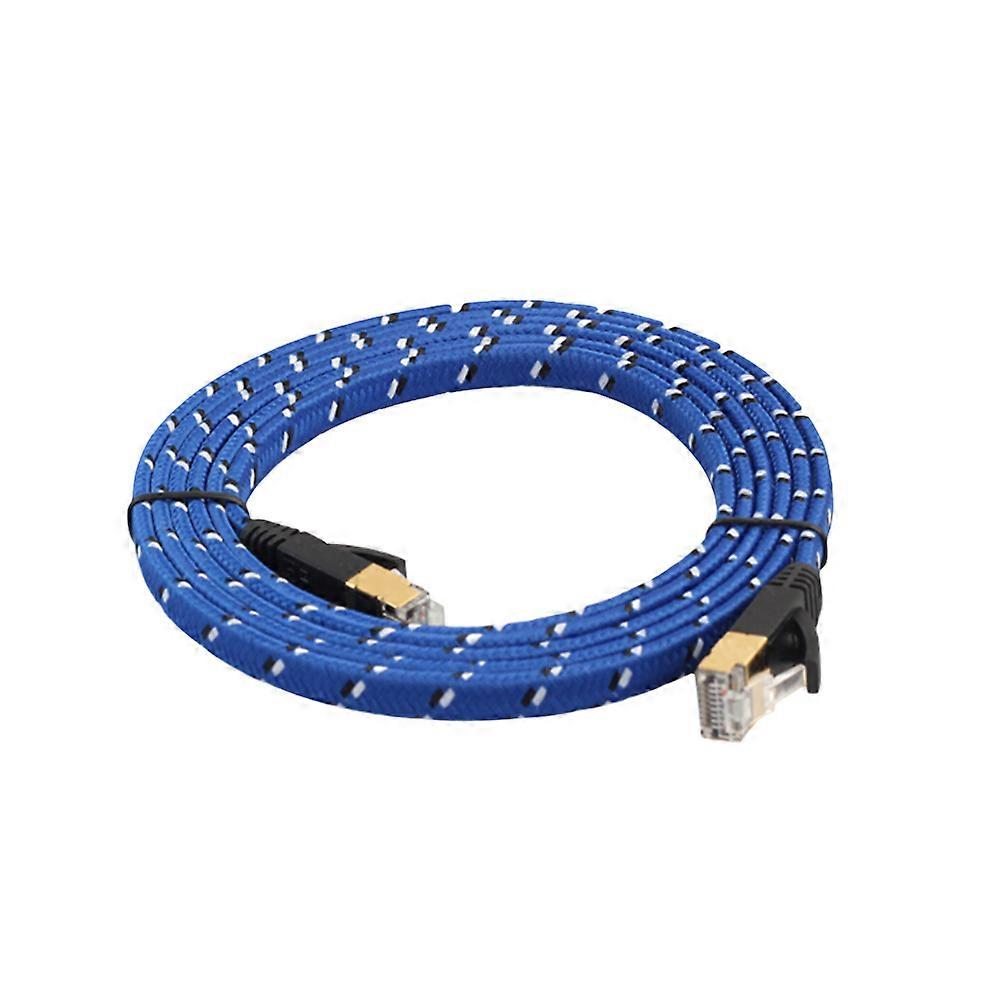 Cat7 Ethernet Cable Network Cable for Connecting 2Pcs High-Speed Nylon Braided