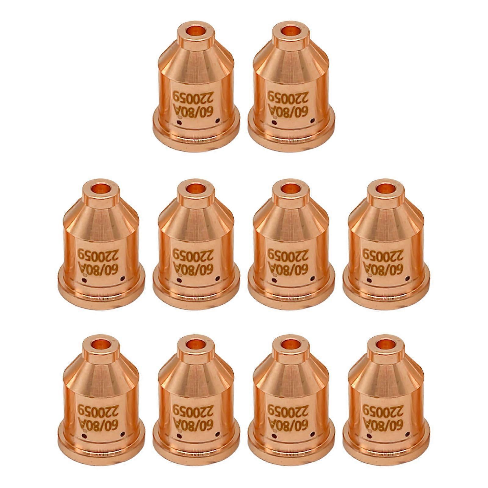 10 Pack 220059 Plasma Cutting Nozzle Tip for Hypertherm PMX 1000 1250 1650 Durable Replacement
