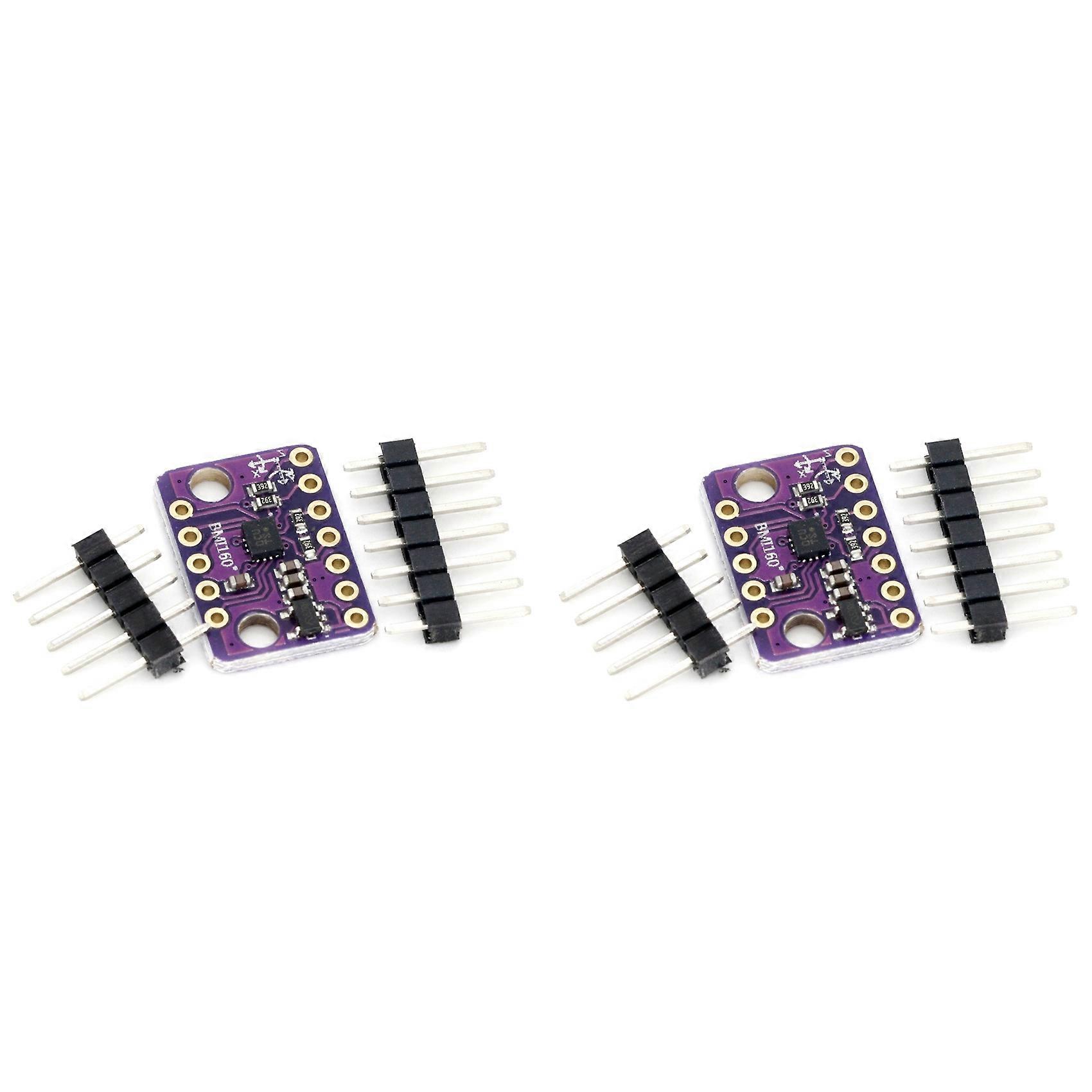 2X BMI160 6DOF 6-Axis Rate Gyroscope Accelerometer Sensor Module IIC I2C SPI Communication Protocol 3-5V