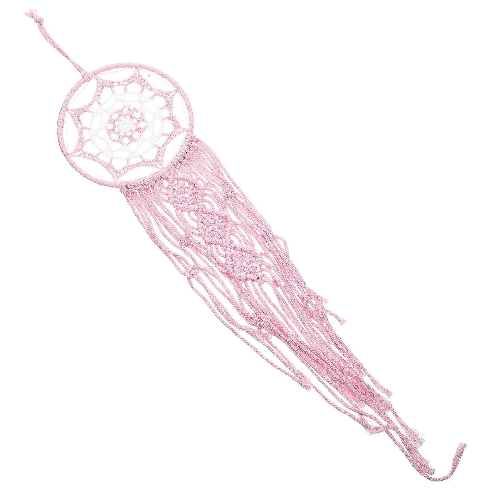 Chic Tassel Shape Hanging Decor Wall Decor Item Pink 1Pcs