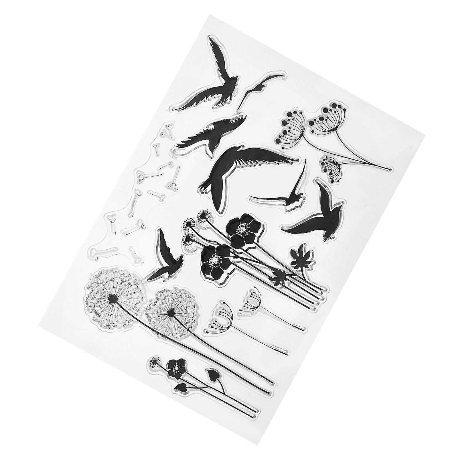 Handmade Scrapbook Transparent Stamps for DIY Crafting