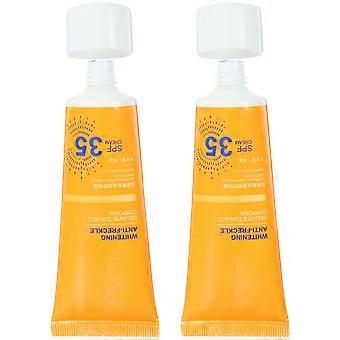 Feuchtigkeitsspendendes Sonnenschutz-Gesichtsgel für den Sommer, 2 Stück, weißer Sonnenschutz für Frauen