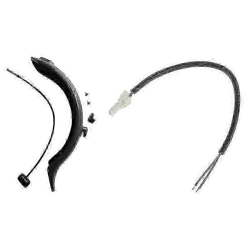 2025 Rear Mudguard +Taillight & Led Smart Tail Light Cable for M365