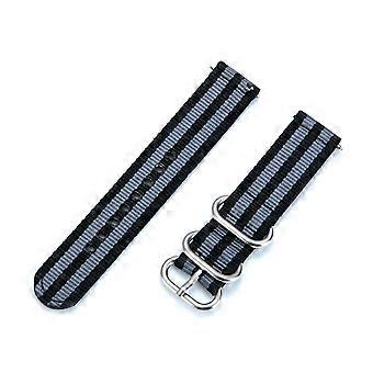 Nylon Watch Band Metal Buckle with Connecting Rods for Suunto 3