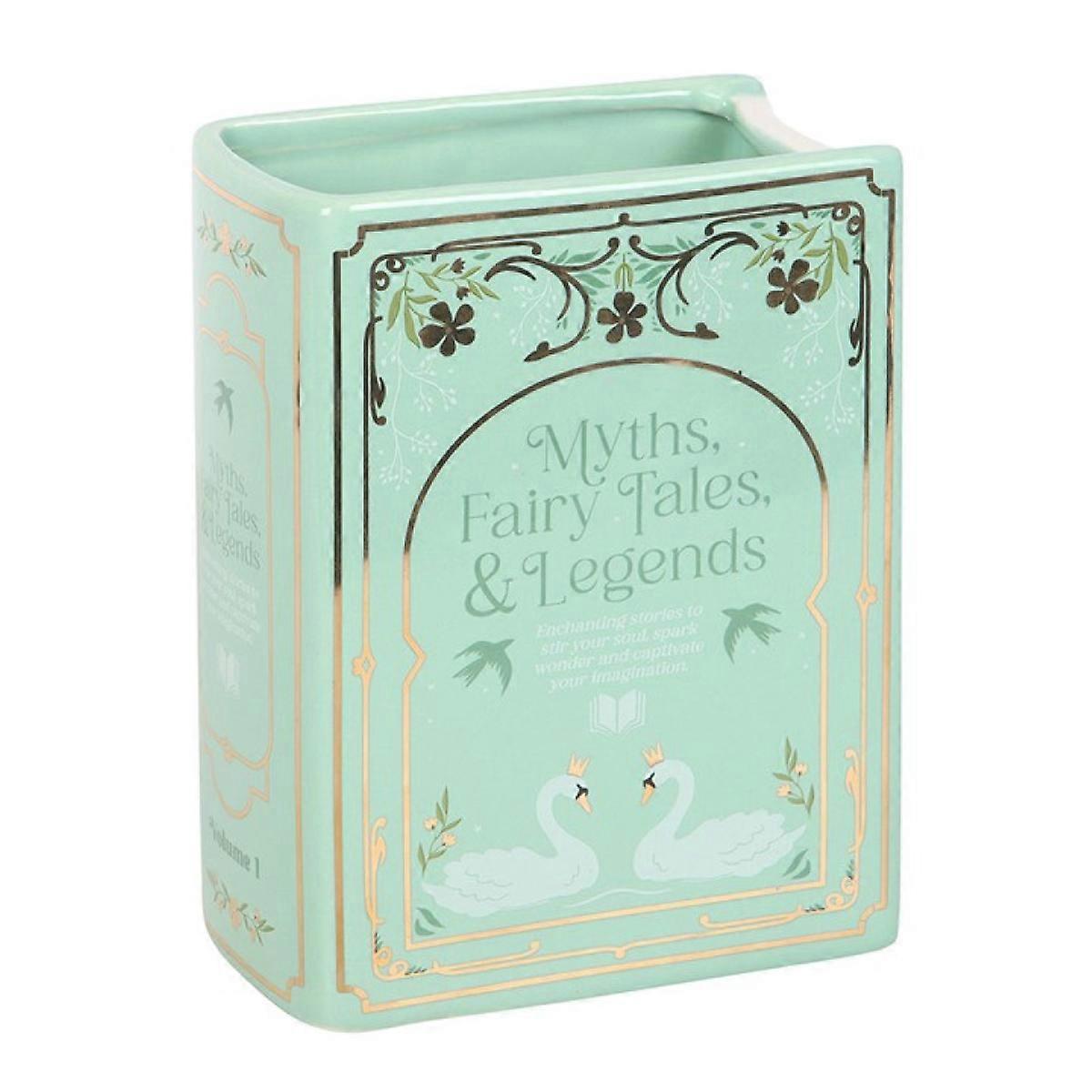 Green Book Shaped Vase