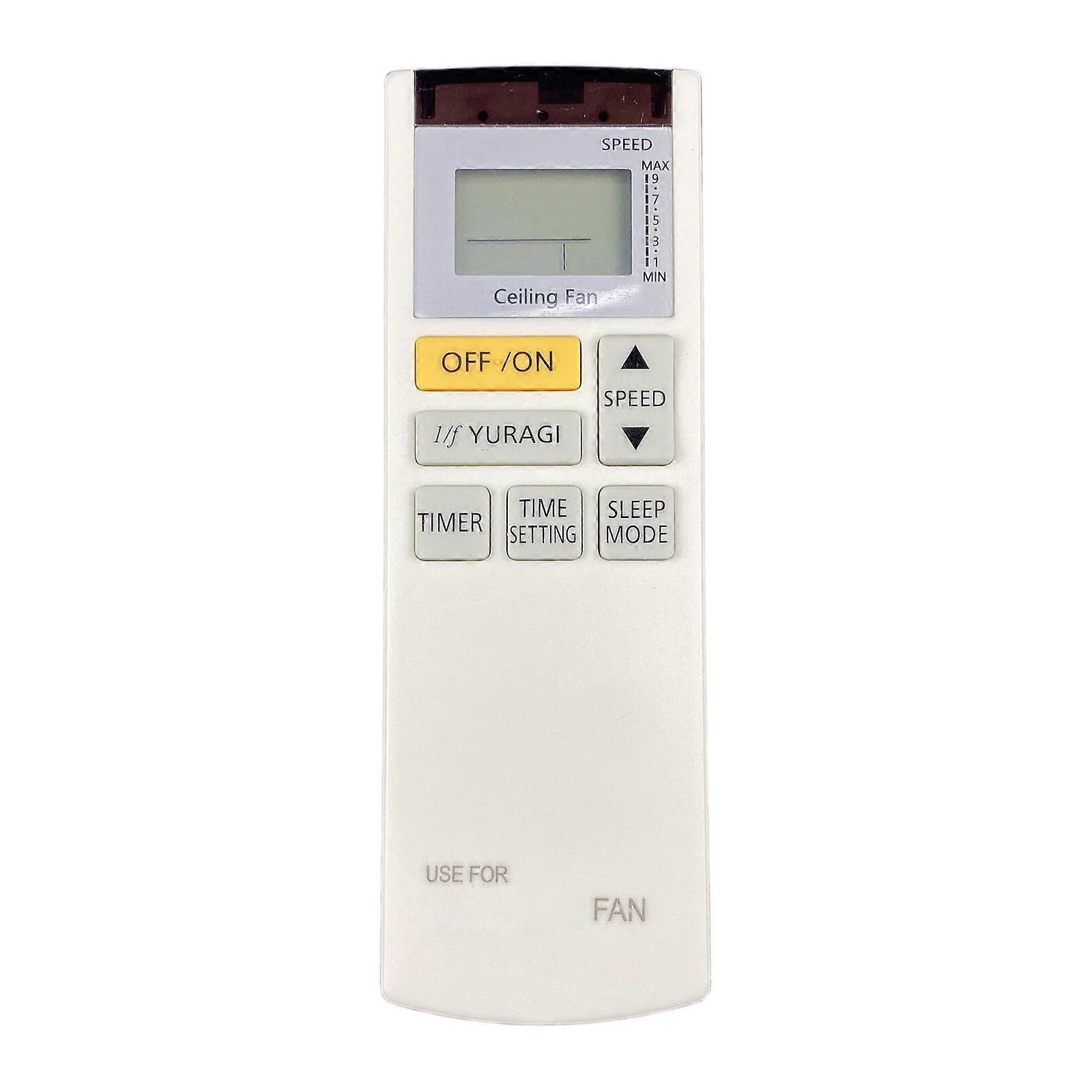Fan Remote Control Replacement for Plastic Construction Easy Installation for Home/Office  White
