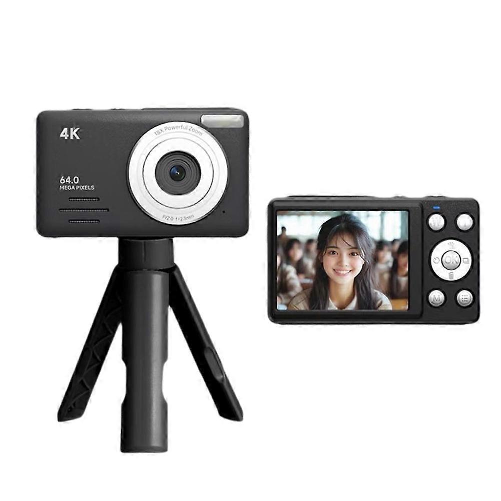 Cameră digitală 4K, 2,88 inci, neagră