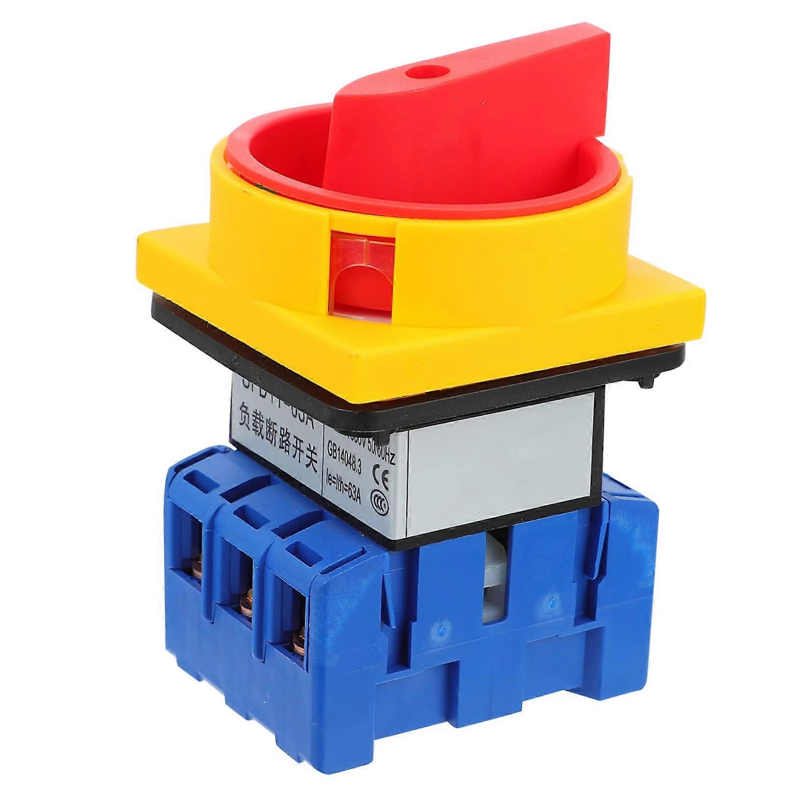 Rotary Changeover Switch 3 Pole Plastic Selector for Air Conditioning Ventilation Water