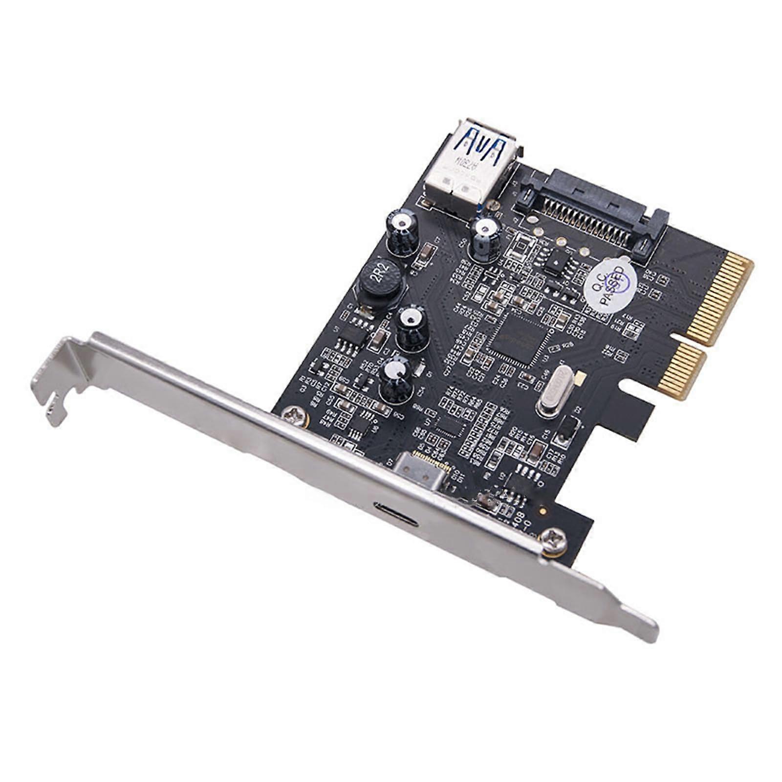 PCIe USB 3.1 Expansion Card ASM1142 Chip Speed Data Transfer MultiDevice Connectivity