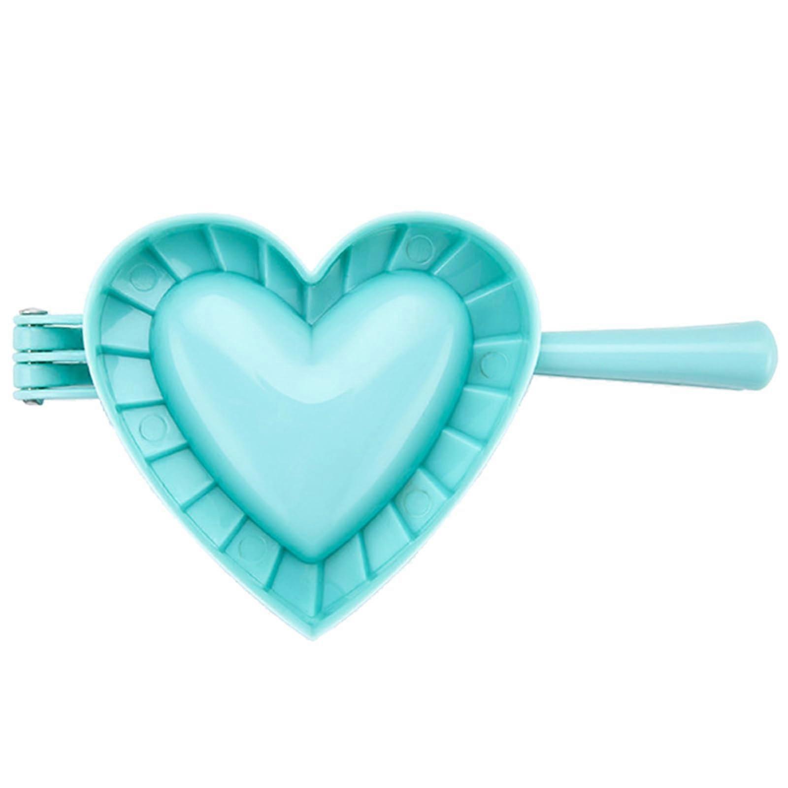 Dumpling Maker with Multiple Shape Molds Butterfly Heart Flower Easy Seal Light Blue Dumpling Mold