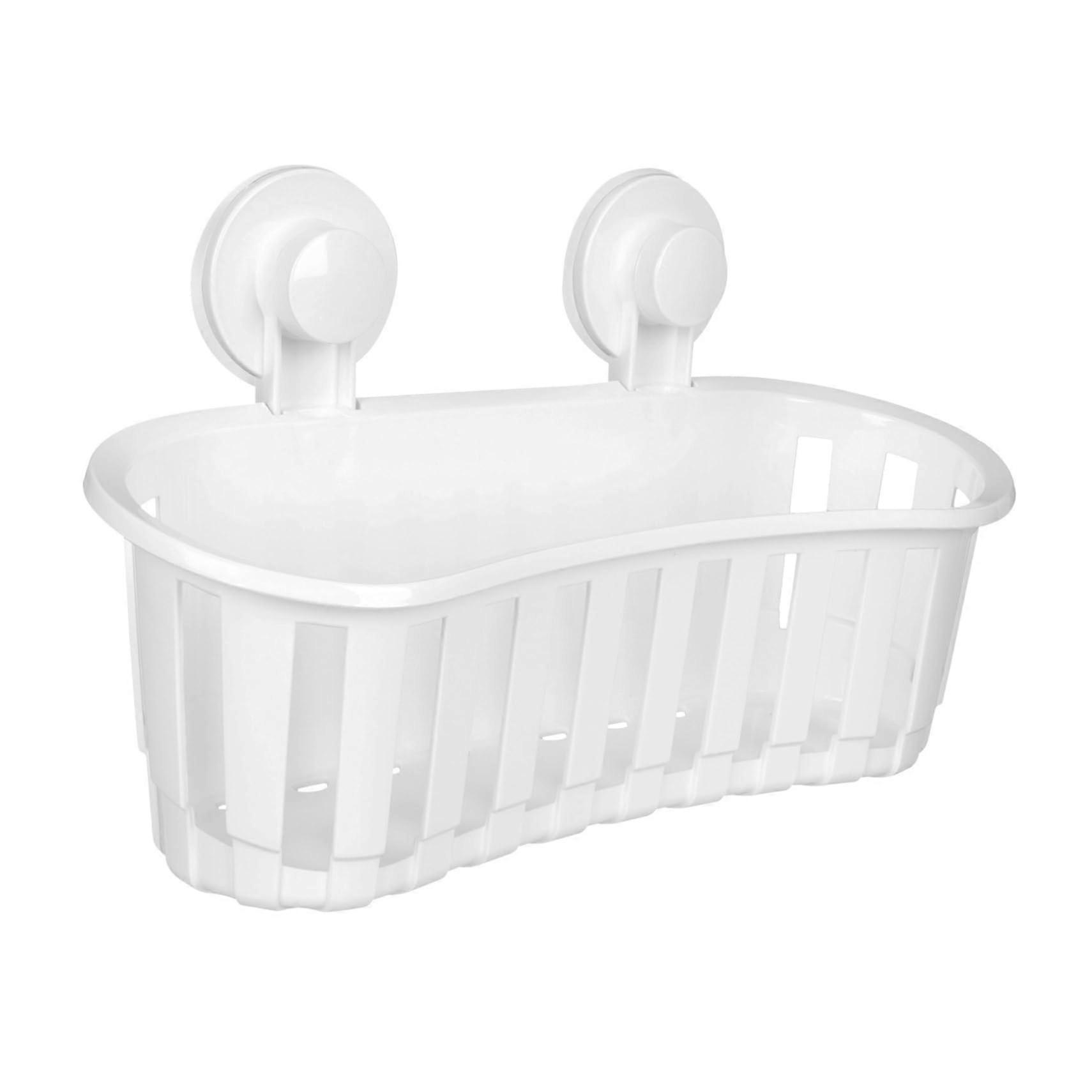 Bathroom Wall Shelf with Strong Load Capacity, Punch  Hanging Shower Storage Rack for Bathroom Essentials