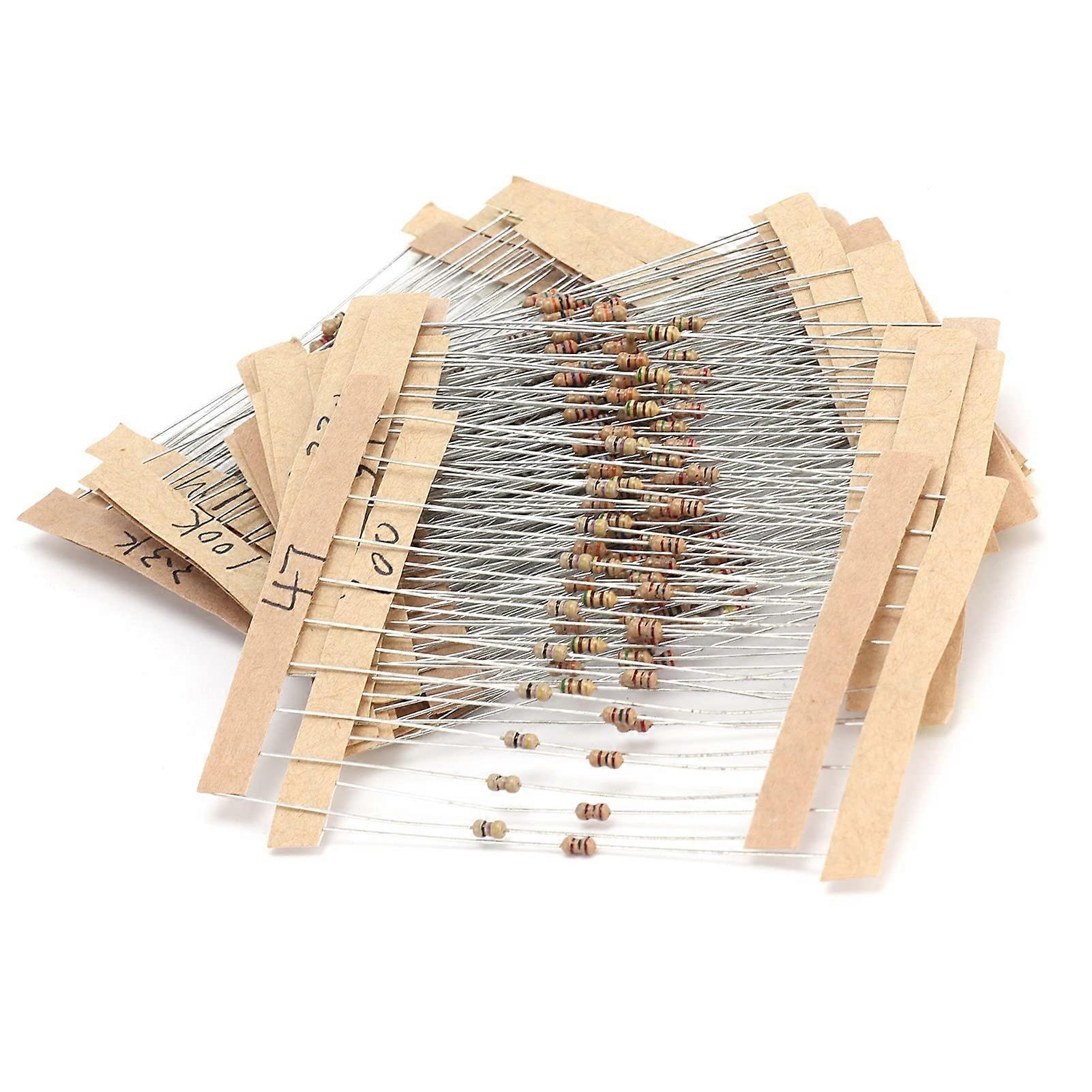 Resistor Kit with Multiple Resistance Values for DIY Electronics and Precise Experiment Testing