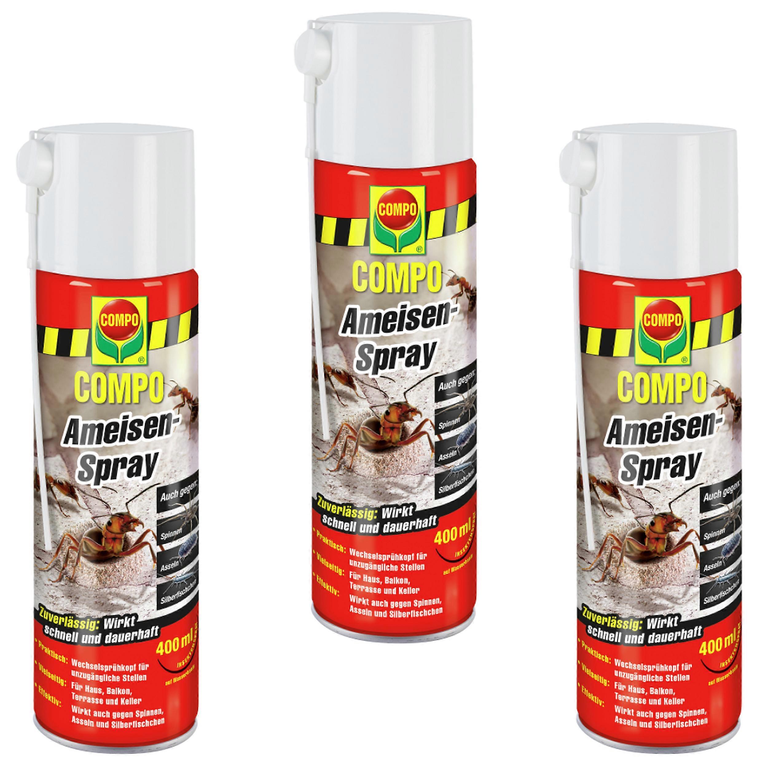 3 x COMPO ant spray, 400 ml